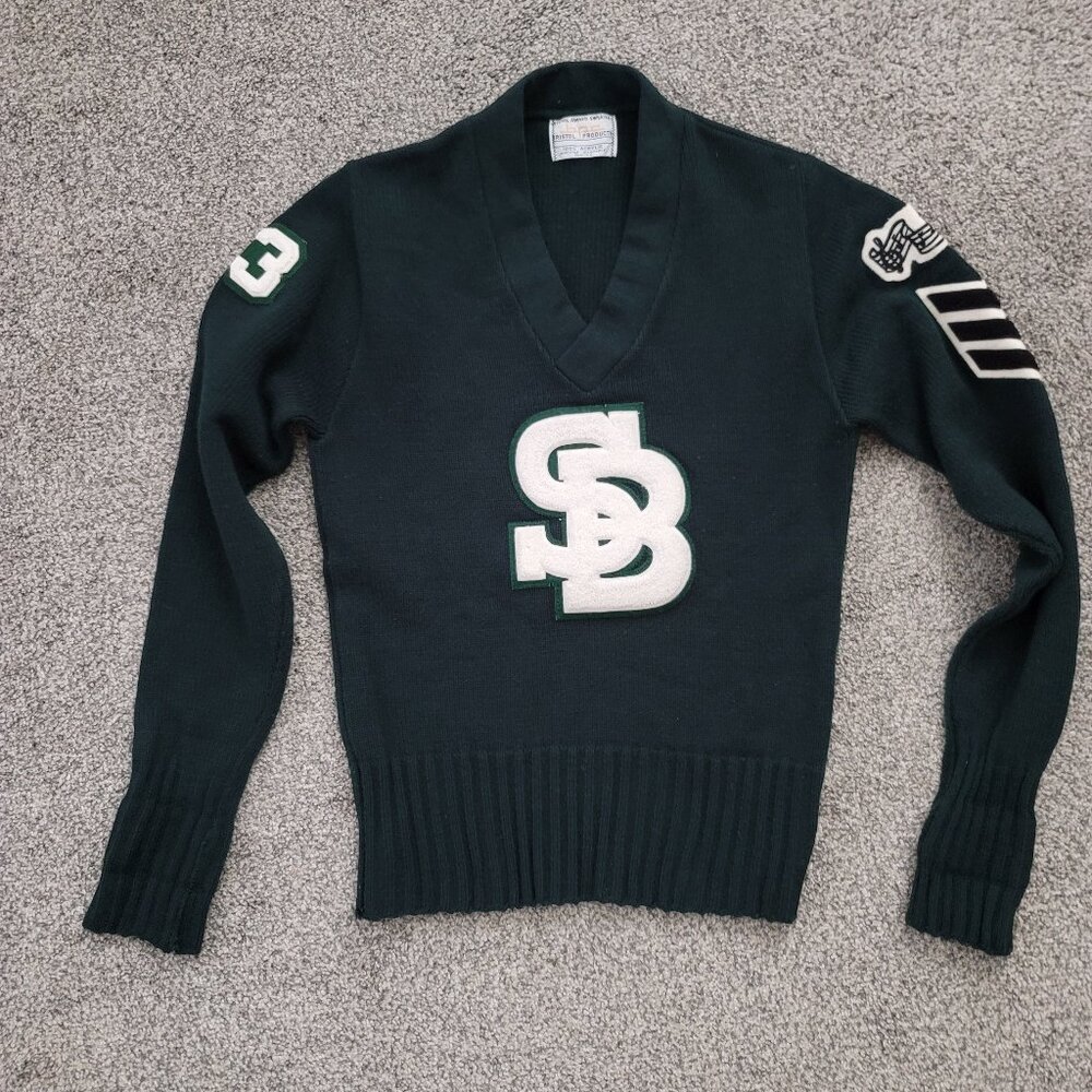 South Bend Indiana Washington Panthers Letter Sweater for Band 1983  X-small